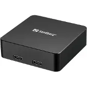Sandberg 421-28, 5000 mAh, Kabelloses Aufladen, 20 W, Schwarz
