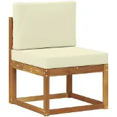 vidaXL Outdoor Mittelsofa Massivholz Akazie