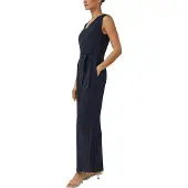 s.Oliver Black Label Overall mit V-Ausschnitt, mit Gürtel