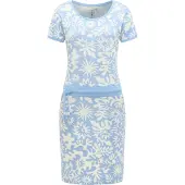 Ragwear Sommerkleid "Minikleid Baomi Summer YOUMODO", Damen, Gr. XL, N-Gr, blau (arctic blau), Obermaterial: 100% Baumwolle CO., Kleider Sommerkleid