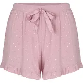 Hunkemoller Jersey-Shorts mit Rüschen Rosa