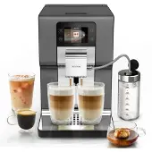 Krups EA879N Intuition Experience Hot&Cold Kaffeevollautomat Titan