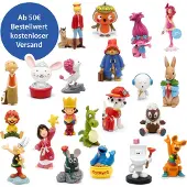 Tonies Die Ritterburg und 7 weitere Geschichten, Spielzeug-Spieldosenfigur, 3 Jahr(e), Pink, Rot, Gelb