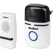 Rebel Kabellose Türklingel 100m Reichweite, 80dB, 48 Melodien, IP44 Wetterschutz