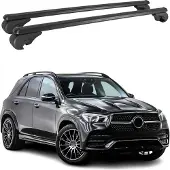 Omac Dachträger für Mercedes GLE 2020-2025 Gepäckträger Grundträger Alu Schwarz 2x