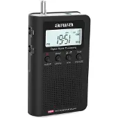 Aiwa RSD-45BK, Tragbar, AM, FM, LCD, 3,5 mm, Schwarz, Scrollen