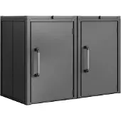 PRIMEYARD GFP Mülltonnenbox GRETA Mülltonnenverkleidung Müllbox Metall, anthrazit 168x84x120 cm