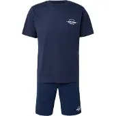 Jack & Jones Set T-Shirt und Shorts Brandon 12298184 Dunkelblau Regular Fit