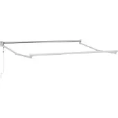 vidaXL Elektrisches Markisenrahmen Weiß 3 x 2 m Aluminium