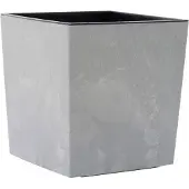 Siena Garden Pflanzgefässe NIZZA STONE grau Betonoptik, 25 x 26 cm Kunststoffgefäss mit Einsatz