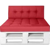 Mayaadi Home Rückenkissen MH-JC02 Rot 120x40x10-20 cm