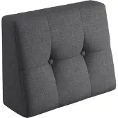 Sunnypillow Palettenkissen Verona Seitenkissen 60x40x20/10cm Grey