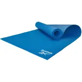 Reebok Yogamatte 4 mm, blau, mit rutschfester Oberfläche für Yoga und Pilates