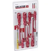 Kreator Elektro Schraubendreher Satz - 8 Teile - 8 Teile