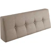 Sunnypillow Palettenkissen Verona Rückenkissen 120x40x20/10cm Sand