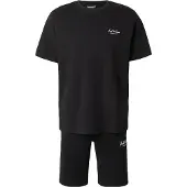 Jack & Jones Set T-Shirt und Shorts Archive 12297642 Schwarz Relaxed Fit