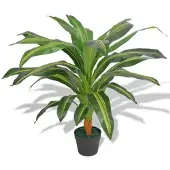 Furnicato Künstlicher Drachenbaum mit Topf 90 cm Grün
