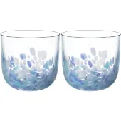 Like. by Villeroy & Boch Wasserglas, 2 Stück Like Confetti Aqua