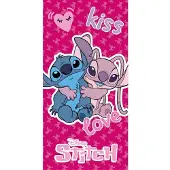 Disney Lilo & Stitch Kiss Love Strandtuch 70x140