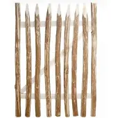 Voss.garden Gartentor für Staketenzaun, Haselnuss 145x100cm, Abstand 7-9cm