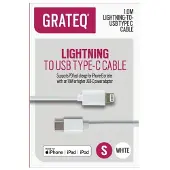 GRATEQ Mfi Lightning USB-C Cable 1m Pd W