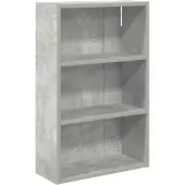 vidaXL Badezimmer-Wandschrank Betongrau 40 x 16 x 62,5 cm