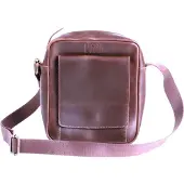 Buckle up Buckle & Seam Crossbody Bag - BROWN/Blue