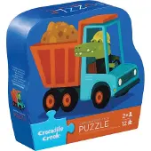 Crocodile Creek Puzzle Spielzeug Mini - 12 Teile - Bauspaß für Kinder