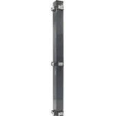 FA-Bausysteme Eckzaunpfosten Anthrazit Klemmplättchen Höhe: 630 mm