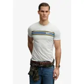 Superdry Outdoor Stripe Logo Rlxd Kurzarm-t-shirt