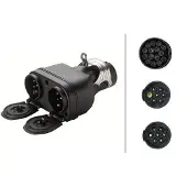 Hella Adapter, Steckdose - 24V - (Größe: 1 Stück)