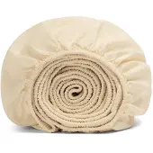 Yumeko Kinder Spannbettlaken Gewaschene Perkal-Baumwolle 60x120 Gelb - Eco, Bio & Fairtrade