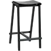 HAY Taburete 8 Bar Stool Low Schwarz - , Schwarz, für Esszimmer, Metall