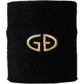 Goldbergh Handgelenk Schweißband Damen Sweaty Black 26 (2er Set)