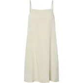 Pieces Pcpia Leinenmix Träger Midikleid | Beige | S