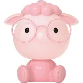 Luxus Europe - Nachtlampe Kinderzimmer Sheepy Rosa - Draadloos LED Nachtlampje Kinderen - USB-C Oplaadbaar