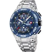 Festina F20754/4 Chrono Bike Chronograph Uhr Herrenuhr Edelstahl Chrono Datum silber