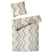 Möbel Kraft Bettwäsche-Set , braun , Maße (cm): B: 135 H: 1