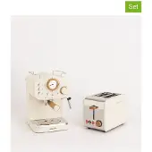 Create Pack TOAST RETRO Toaster + THERA RETRO Espresso-Maschine mit mattem Finish
