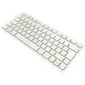Cherry KW 7100 MINI BT, Kabellos, Bluetooth, Scherenschalter, QWERTZ, Weiß