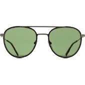Lacoste L258S 771 glänzend gold grün Sonnenbrille