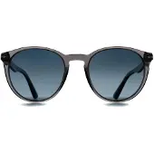 Persol 0PO3152S Herren-Sonnenbrille Vollrand Panto Acetat-Gestell, grau