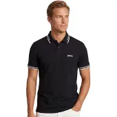 BOSS Slim-Fit Poloshirt mit Kontraststreifen-Details Grösse XXXL