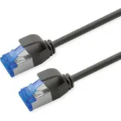 Roline Patchkabel Cat.6A (Class EA) S/FTP (PiMF), LSOH, PoE, schwarz, 7 m