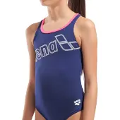 Arena Badeanzug "GIRLS LOGO SWIMSUIT SWIM PRO" chlorresistent, schnelltrocknend, mit UV-Schutz, für Kinder