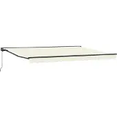 vidaXL Manuell einziehbare Markise Creme 5 x 3,5 m