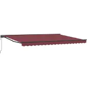 vidaXL Markisenrahmen Bordeauxrot 450 x 300 cm