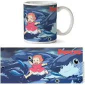 SEMIC Ponyo sur la falaise mug Waves