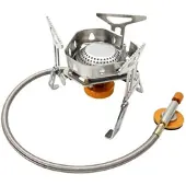 Fit4blackout Gaskocher mit Piezozündung für Trekking Picknick Outdoor Surviva...