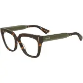 Moschino MOS660 54/15/140 Havana grüne Acetatrahmen Damen MOS660